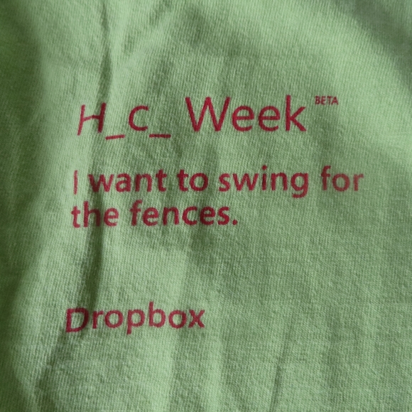 Everybody World Classic Trash Tee Dropbox Men Size M neon green Made in USA - Picture 2 of 7